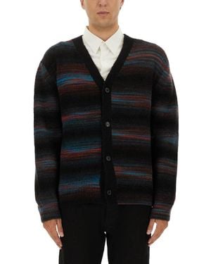 Paul Smith Button Thru Cardigan - Black