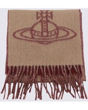 Vivienne Westwood Scarfs Marrone-Donna