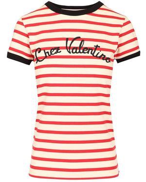 Valentino Garavani Chez T-shirt Red