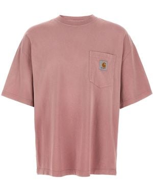 Carhartt Hudson Pocket T-shirt Pink