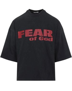 Fear Of God Cotton T Shirts - Black