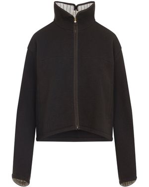 Carven Jackets Brown - Black