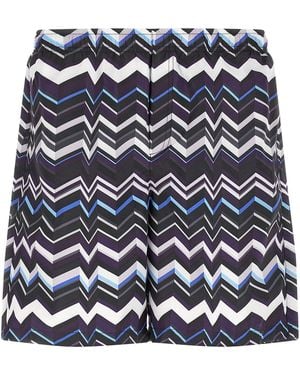 Missoni Irregular Zig Zag Swimsuit Beachwear Multicolour - Blue