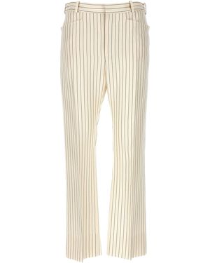 Tom Ford Pantaloni Regular Wallis - Neutro