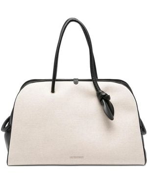 Jacquemus Neutral Backpacks & Travels - Natural