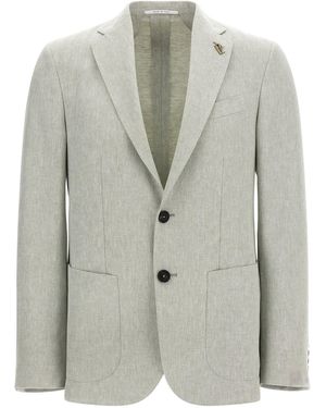 Pal Zileri Brera Blazer Verde-Uomo - Grigio
