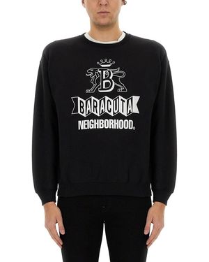 baracuta x neighborhood Sweatshirt With Logo - Black