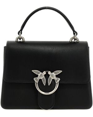 Pinko Love One Top Handle Mini Borse A Tracolla Nero-Donna