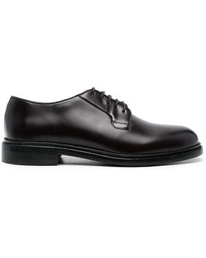 Sebago Leather Flat Shoes - Black