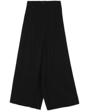 Y-3 Pantaloni Nero-Donna