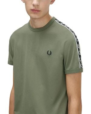 Fred Perry T-Shirt Ringer - Green