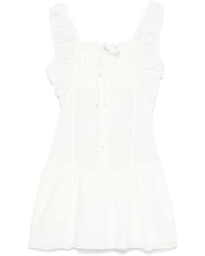 Frankie's Bikinis Abiti Cotone-Donna - Bianco