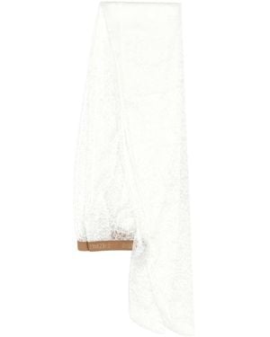 ヘアアクセサリー VALENTINO IVORY STRETCH MOHAIR BLEND COLLANT Valentino Garavani Collant in White | Lyst