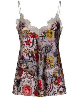 Roberto Cavalli Silk Top - Red