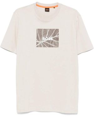 BOSS T Shirt Cotone-Uomo - Bianco
