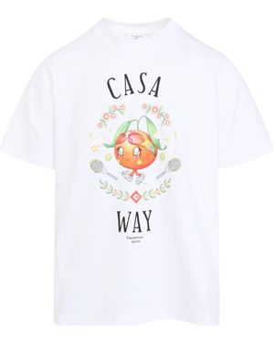 CASABLANCA T-Shirts - White