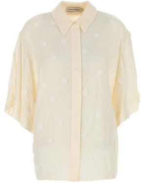 Camilla & Marc Ivory Viscose Ottilie Shirt - White