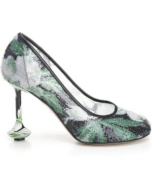 Loewe Toy Court Shoes - Metallic