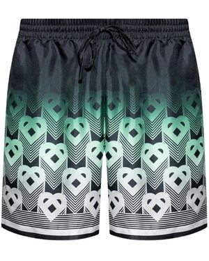 CASABLANCA Shorts Con Coulisse-Uomo - Verde