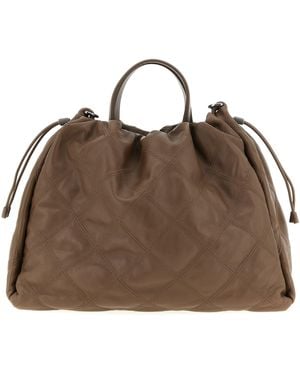 Brunello Cucinelli Mellow Tote Bag - Brown