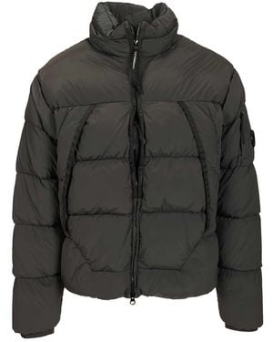 C.P. Company Medium Jacket In Nycra R Jackets Gray - Black