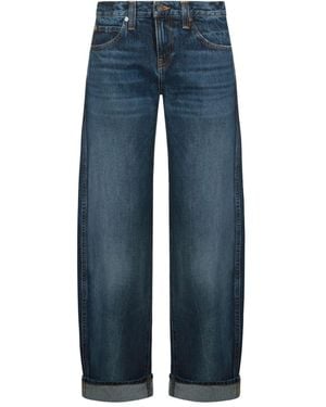 KHAITE Karo Denim Cotton Jeans-Donna - Blu