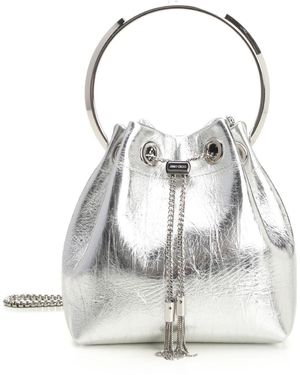 Jimmy Choo Bon Bon Handbags - White