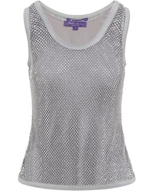 Ralph Lauren Blouse Metallic - Gray