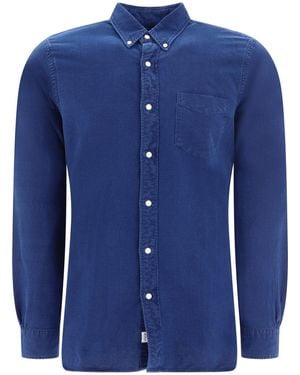 RRL "indigo Oxford" Shirt - Blue