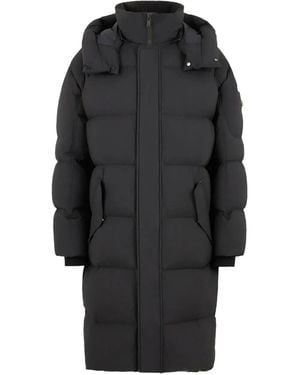Moose Knuckles Everest Long Puffer Jacket - Black