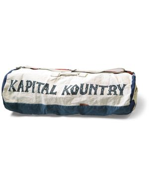 Kapital Boston Billion Dollar Travel & Sport Bags - White