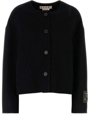 Marni Crewneck Cardigan - Black
