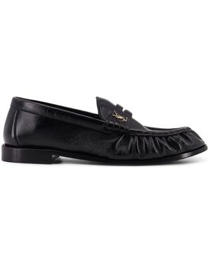 Saint Laurent Le Loafer Leather Loafer-Uomo - Nero