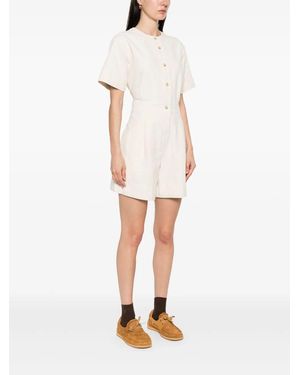 A.P.C. Heavyweight Canvas Ronda Jumpsuit - White