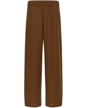 Ami Paris Wool Pants - Brown