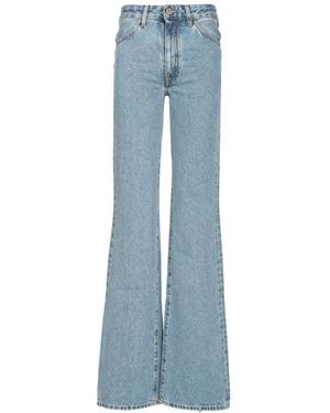 The Attico Denim Long Pants Jeans Light - Blue