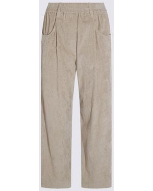 Brunello Cucinelli Trousers-Donna - Neutro