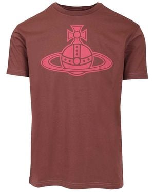 Vivienne Westwood Paris Orb T-Shirt - Red