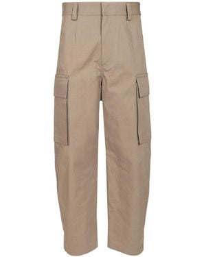 Bottega Veneta Cargo Pants - Natural