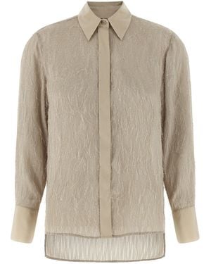Peserico Fil Coupé Shirt Camicie-Donna - Neutro