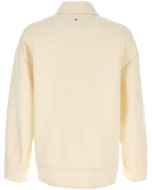 Valentino Garavani Ivory Wool Blend Shirt - White