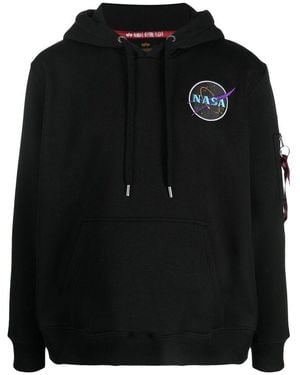 Alpha Industries Felpe Poliestere-Uomo - Nero