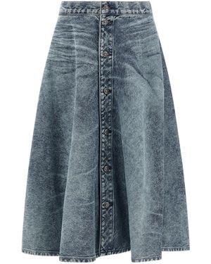 DIESEL De-Annet-B-Fsh Skirts Light - Blue