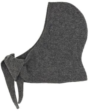 Ganni Alpaca Balaclava - Black