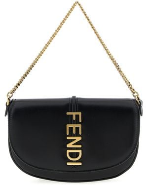 Fendi Graphy Wallets And Card Holders - Black