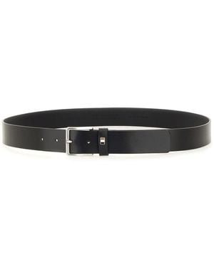 BOSS Cintura Con Logo-Uomo - Nero