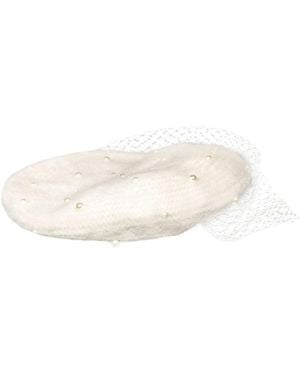 Jennifer Behr Neutral Hats - White