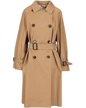 Max Mara Safari Trench Coat Pulvino in Natural | Lyst