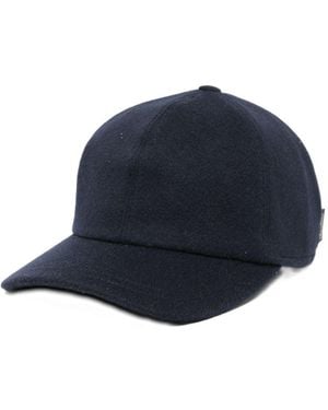 Borsalino Hiker Cashmere Baseball Cap - Blue