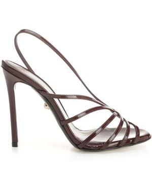 ALEVI Star Sandals Bordeaux - Metallic